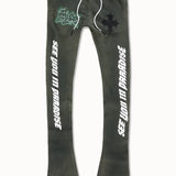 The Reaper Stacked Sweatpants (Olive)