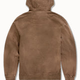 Oasis Washed Pullover Hoodie (Brown)