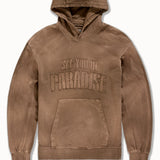 Oasis Washed Pullover Hoodie (Brown)