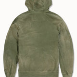 Oasis Washed Pullover Hoodie (Olive)