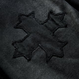 Oasis Washed Stacked Sweatpants (Black Shadow)