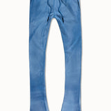 Oasis Washed Stacked Sweatpants (Blue)