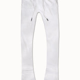 Oasis Washed Stacked Sweatpants (Grey)
