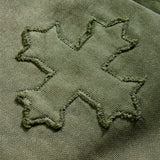Oasis Washed Stacked Sweatpants (Olive)