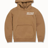 Kids SYIP Tonal Pullover Hoodie (Mocha)