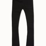 Kids SYIP Tonal Stacked Sweatpants (Black)