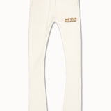 Kids SYIP Tonal Stacked Sweatpants (Bone)