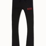 Kids SYIP Tonal Stacked Sweatpants (Crimson)