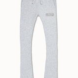 Kids SYIP Tonal Stacked Sweatpants (Heather Grey)