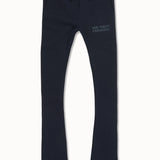 Kids SYIP Tonal Stacked Sweatpants (Navy)