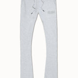 SYIP Tonal Stacked Sweatpants (Heather Grey)