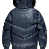 The Wild One Puffer Jacket (Navy)