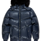 The Wild One Puffer Jacket (Navy)