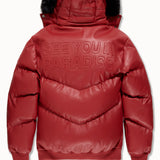 The Wild One Puffer Jacket (Red)