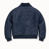 Kids Sinister Bomber Jacket (Navy)
