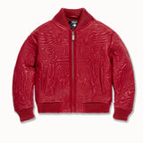 Kids Sinister Bomber Jacket (Red)