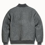 Sinister Bomber Jacket (Charcoal)