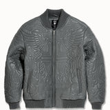 Sinister Bomber Jacket (Charcoal)