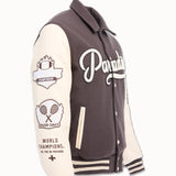 Paradise Team Varsity Jacket (Chocolate)