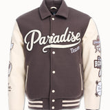 Paradise Team Varsity Jacket (Chocolate)
