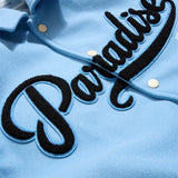 Paradise Team Varsity Jacket (Sky Blue)