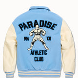 Paradise Team Varsity Jacket (Sky Blue)