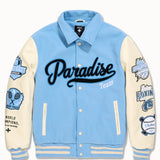 Paradise Team Varsity Jacket (Sky Blue)