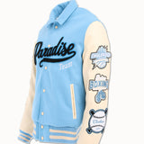 Paradise Team Varsity Jacket (Sky Blue)