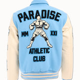 Paradise Team Varsity Jacket (Sky Blue)