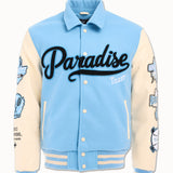 Paradise Team Varsity Jacket (Sky Blue)