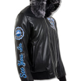 Motor City Hooded Bomber Jacket (Black)