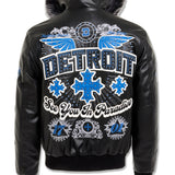 Motor City Hooded Bomber Jacket (Black)