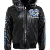 Motor City Hooded Bomber Jacket (Black)