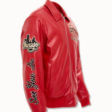 Big Men's Windy City Varsity Jacket (Red)