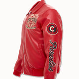 Big Men's Windy City Varsity Jacket (Red)