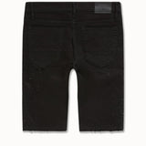 Lunar Denim Shorts (Jet Black)