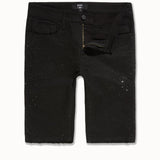 Lunar Denim Shorts (Jet Black)