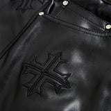 Skinny Stacked Inferno Pants (Black)