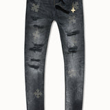 Slim Taper Limelight Denim (Black Shadow)