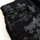 Kids Super Skinny Stacked Paradise Denim (Black)