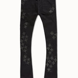 Super Skinny Stacked Paradise Denim (Black)