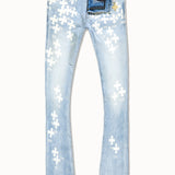 Super Skinny Stacked Paradise Denim (Light Blue)
