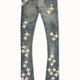 Super Skinny Stacked Paradise Denim (Vintage)