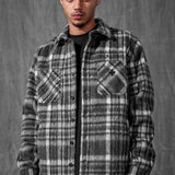 Paradise Flannel Shacket (Industrial Black)