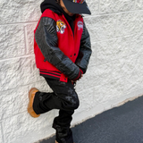 Kids Smoke & Mirrors Varsity Jacket (Bred)