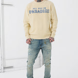 Plush Crewneck Sweater (Tan)