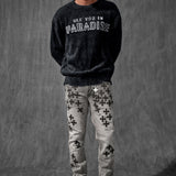 Plush Crewneck Sweater (Black)