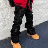 Kids Smoke & Mirrors Varsity Jacket (Bred)