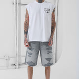 SYIP Cut Off T-Shirt (White)