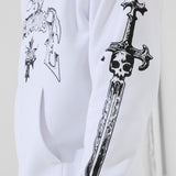 Paradise Tour Pullover Hoodie (White)